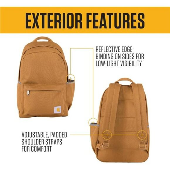 Carhartt 21L Water Resistant Backpack Laptop Bag Travel Work School Unisex main image 5